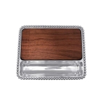 Pearled Cheese Board with Insert 11\ 11\ Length x 7\ Width

Natural Materials & Aluminum
Silver + Wood